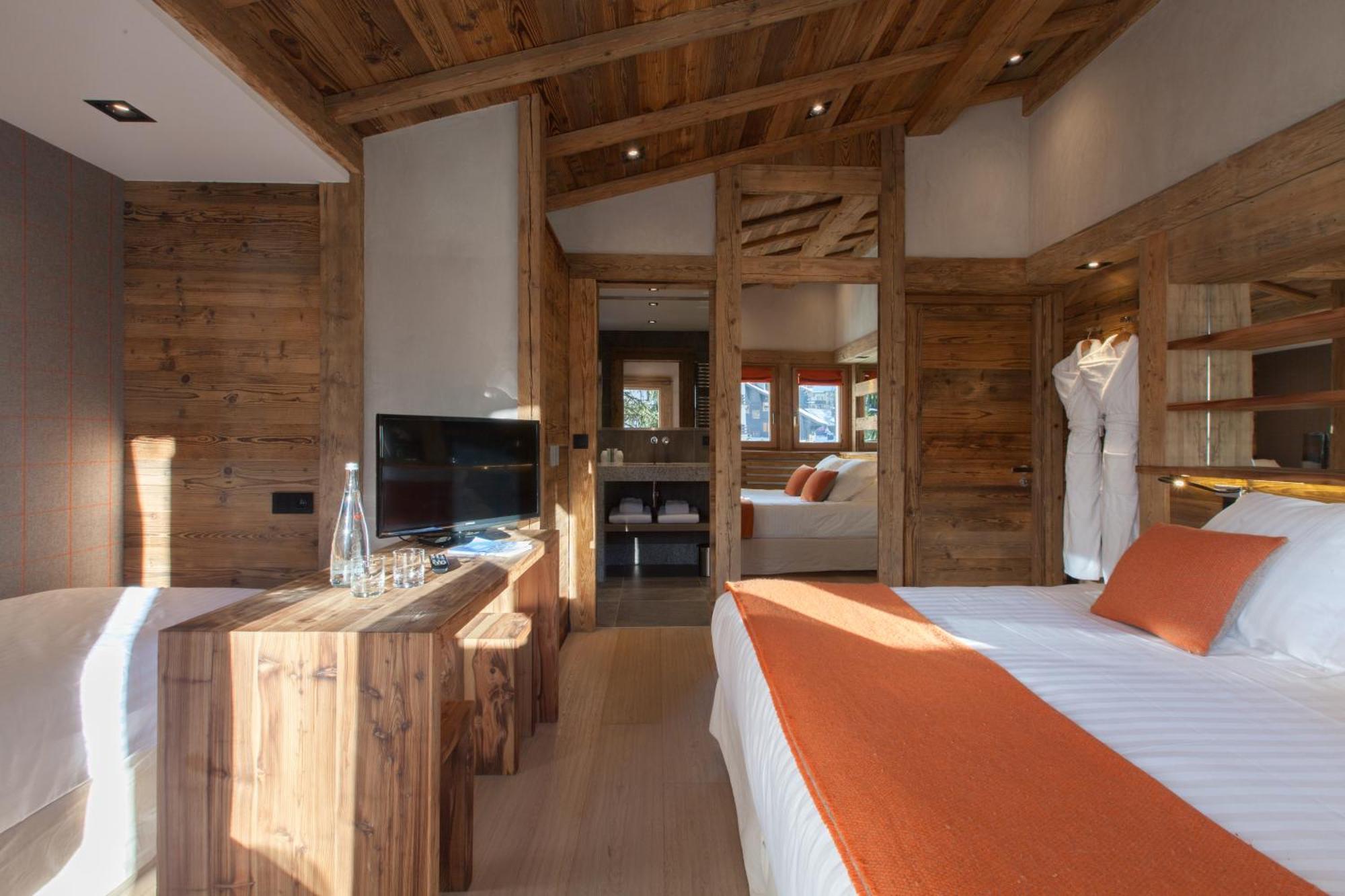 Au Coin Du Feu Hotel Megève Exterior foto